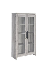 Load image into Gallery viewer, Rustic Grey Curio Cabinet - Ego Home Furniture