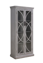Load image into Gallery viewer, Rustic Antique Grey Curio Cabinet - Ego Home Furniture