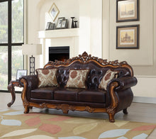 Load image into Gallery viewer, U204 - Traditional Sofa - Brown
