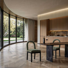 Load image into Gallery viewer, Conrad - Velvet Dining Chair With Black Legs
