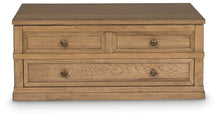Load image into Gallery viewer, Sharlance - Lift Top Cocktail Table - Light Brown
