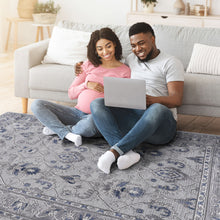 Load image into Gallery viewer, Marfi - 6' X 9' Oriental Area Rug - Gray / Blue
