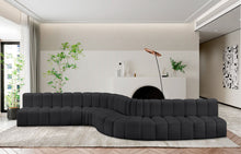 Load image into Gallery viewer, Arc - Faux Leather 8 Piece Curved Modular Sofa
