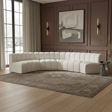 Load image into Gallery viewer, Arc - Boucle Fabric 6 Piece U-Shaped Modular Sofa
