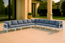 Load image into Gallery viewer, Nizuc - Outdoor Patio 10 Piece Modular Sectional With White Frame
