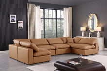 Load image into Gallery viewer, Comfy - 6 Piece Faux Leather Modular Armless Sectional
