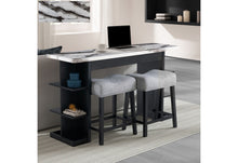 Load image into Gallery viewer, D3232 - 3 Piece Living Room Set (Console Sofa Table &amp; 2 Stools) - Light Gray
