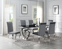 Load image into Gallery viewer, G-082-T-BLACK - Marble Dining Table - Black

