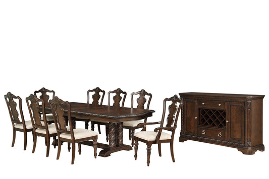 Coventry - Trestle Dining Table - Mahogany