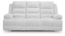 Load image into Gallery viewer, Rhines Falls - Reclining Power Sofa With Drop Down Table - Alloy
