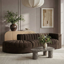 Load image into Gallery viewer, Rummi - Velvet Performance Fabric Upholstered 3 Piece Modular Sectional
