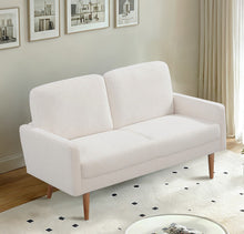 Load image into Gallery viewer, Loveseat Sofa, European Style With Sleek Design, Modern &amp; Vintage Flair, Upholstered 2 Seater Couch
