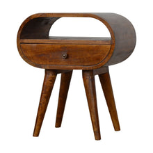 Load image into Gallery viewer, Circular Open Bedside Nightstand
