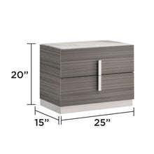 Load image into Gallery viewer, Altima - 2 Drawer Nightstand - Gray
