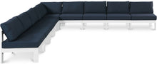 Load image into Gallery viewer, Nizuc - Outdoor Patio 9 Piece Modular Sectional With White Frame
