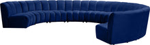 Load image into Gallery viewer, Infinity - 9 Piece Velvet Modular Sectional
