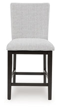 Load image into Gallery viewer, Neymorton - Upholstered Barstool (Set of 2) - Dark Grayish Brown

