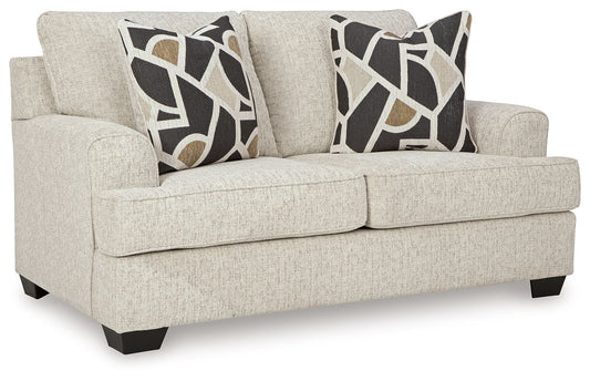 Heartcort - Loveseat - Quartz
