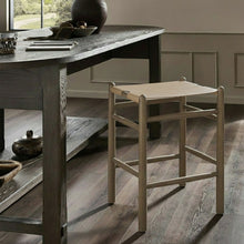 Load image into Gallery viewer, Santos - Backless Counter Stool With Stained Brown Base
