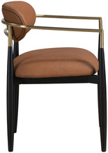 Load image into Gallery viewer, Riccio - Faux Leather Dining Arm Chair (Set of 2) - Black And Gold Frame
