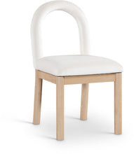 Load image into Gallery viewer, Conrad - Velvet Dining Chair With Natural Legs
