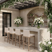 Load image into Gallery viewer, Solace - Olefin Performance Fabric Outdoor Patio Bar Stool
