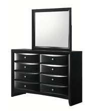 Load image into Gallery viewer, Crown Mark Furniture Fallon Dresser Mirror in Black
