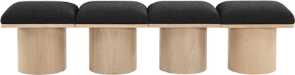 Pavilion - 4 Piece Modular Bench With Natural Base