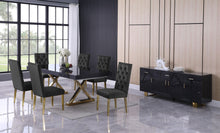 Load image into Gallery viewer, Excel - Extendable Dining Table with Gold Base
