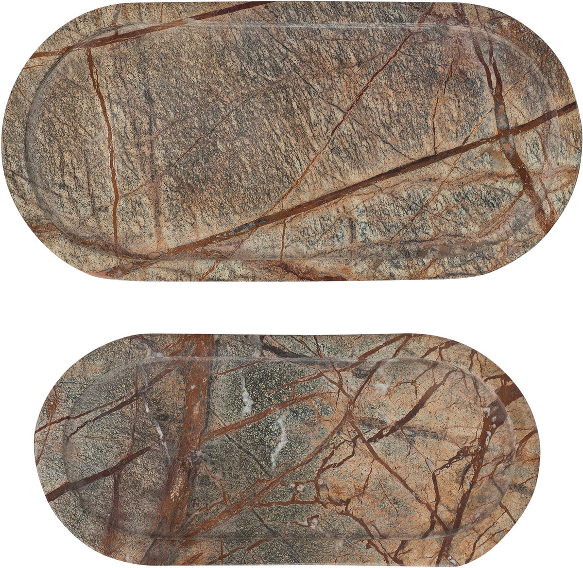 Vanta - Genuine Marble Tray (Set of 2)