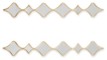 Load image into Gallery viewer, Harriswood - Accent Mirror Set (Set of 2) - Gold Finish
