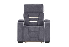 Load image into Gallery viewer, U1895 - P2 Reclining Sofa / Console Reclining Loveseat / Recliner - Dark Gray
