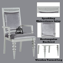 Load image into Gallery viewer, Maverick - Arm Chair (Set of 2) - Silver
