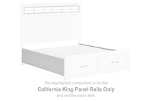 Load image into Gallery viewer, Ashbryn - California King Panel Rails - White / Natural
