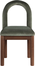 Load image into Gallery viewer, Conrad - Velvet Dining Chair With Brown Legs

