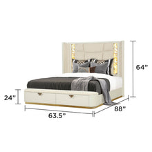 Load image into Gallery viewer, La Pierre - Bedroom Set With Upholstered LED Bed
