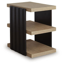 Load image into Gallery viewer, Rylandyn - Rectangular End Table - Black / Light Brown
