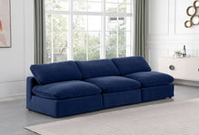 Load image into Gallery viewer, Comfy - Velvet Modular Armless Sofa 3 Seats
