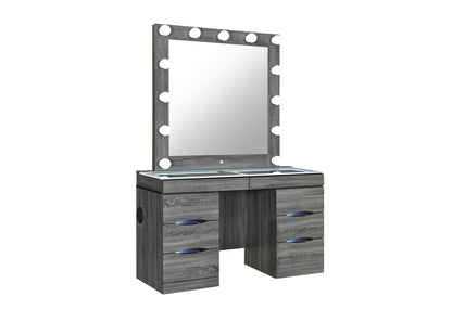 Lexi - Vanity With Speaker - Brown