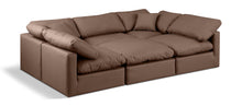 Load image into Gallery viewer, Indulge - Faux Leather 6 Piece Modular Sectional
