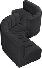 Load image into Gallery viewer, Arc - Faux Leather 6 Piece Modular Sofa
