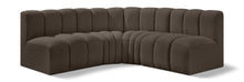 Load image into Gallery viewer, Arc - Boucle Fabric 4 Piece Corner Modular Sofa
