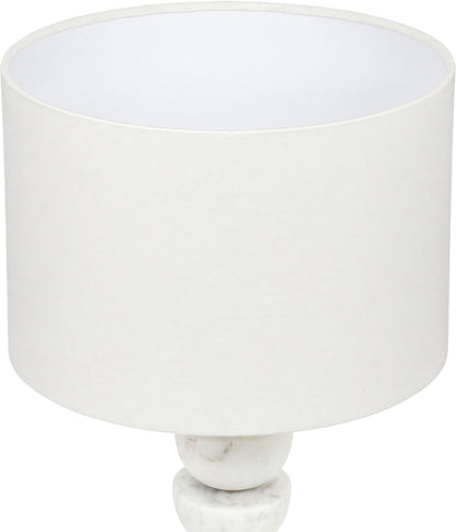 Opus - Linen Textured Fabric And Brass Table Lamp