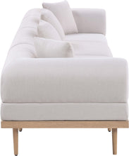 Load image into Gallery viewer, Laguna - 4 Piece Resilient Water Resistant Fabric 142" Upholstered Outdoor Patio Modular Sofa
