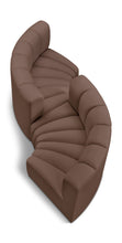 Load image into Gallery viewer, Arc - Faux Leather 4 Piece Curved Modular Sofa
