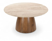 Load image into Gallery viewer, Liona - Marble And Mango Wood Table
