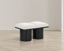 Load image into Gallery viewer, Pavilion - 2 Piece Modular Bench With Black Base

