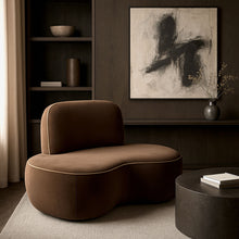 Load image into Gallery viewer, Swerve - Velvet Upholstered Chair
