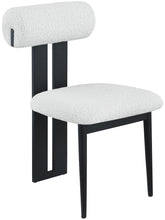 Load image into Gallery viewer, Dario - Boucle Dining Chair With Black Frame (Set of 2)
