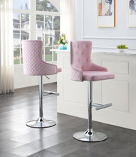 Load image into Gallery viewer, ST115 - Velvet Bar Stool (Set of 2)
